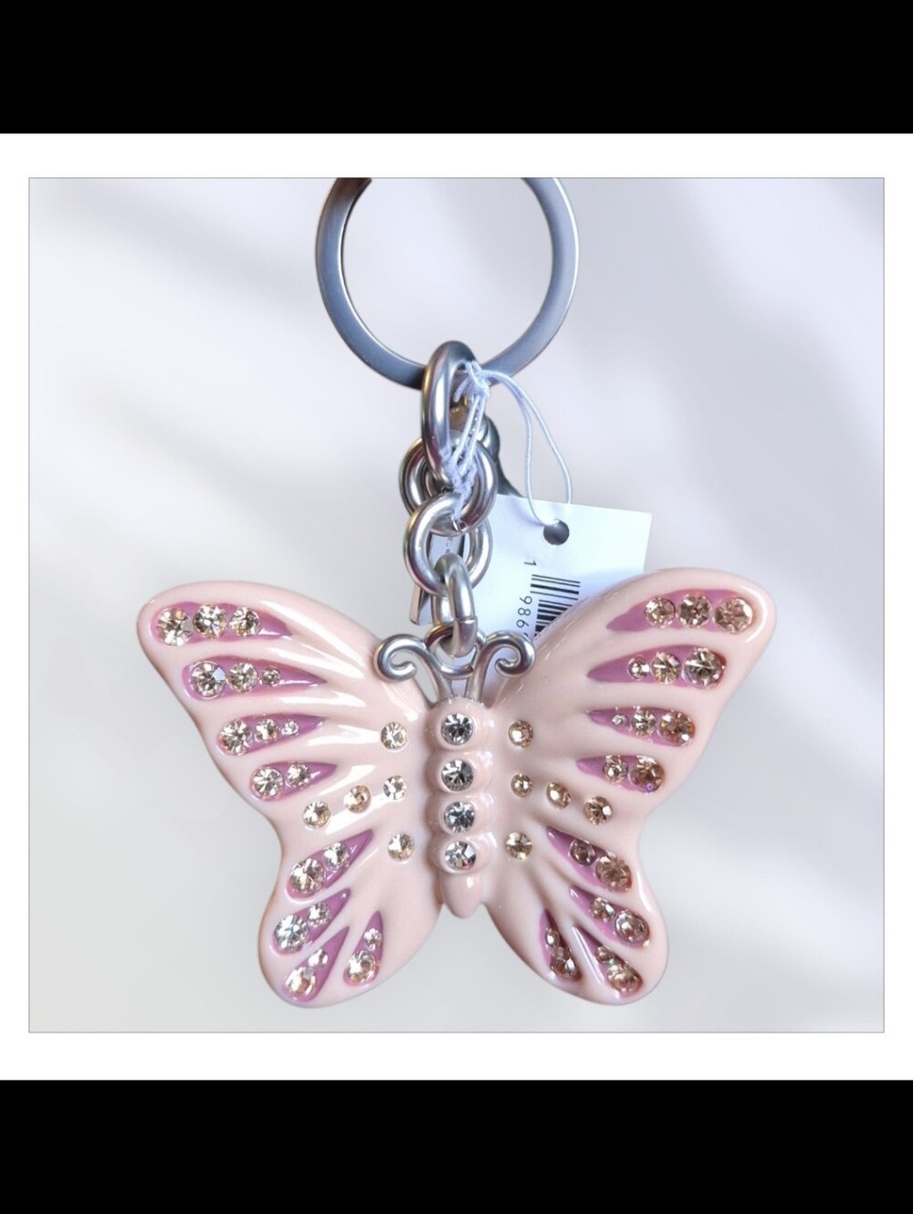 Coach Butterfly Bag Charm (Style Number CCD44) Whimsical Accessory - Picture 2 of 8